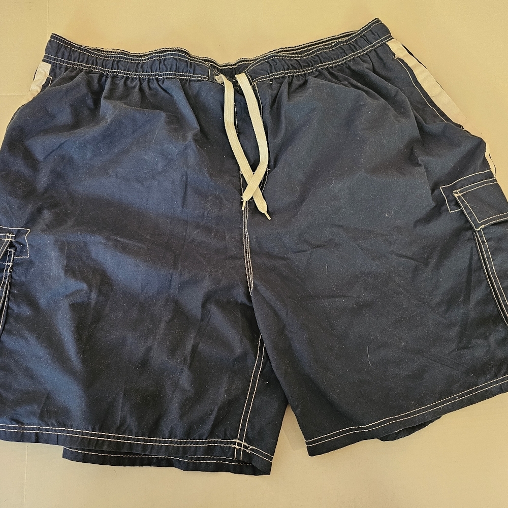 Men's 4xl swim trunks,  Kanu Surf,  navy blue